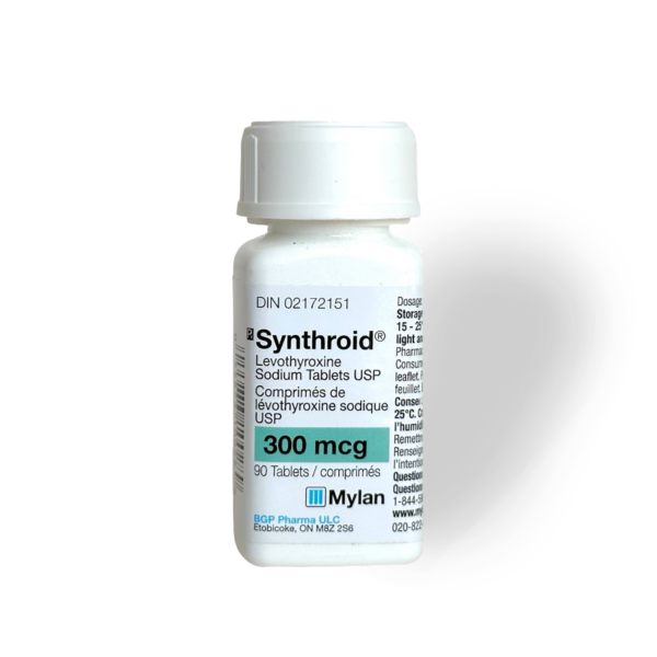 SYNTHROID T4 x 300MCG x 90 | CANADA PHARMACEUTICAL GRADE