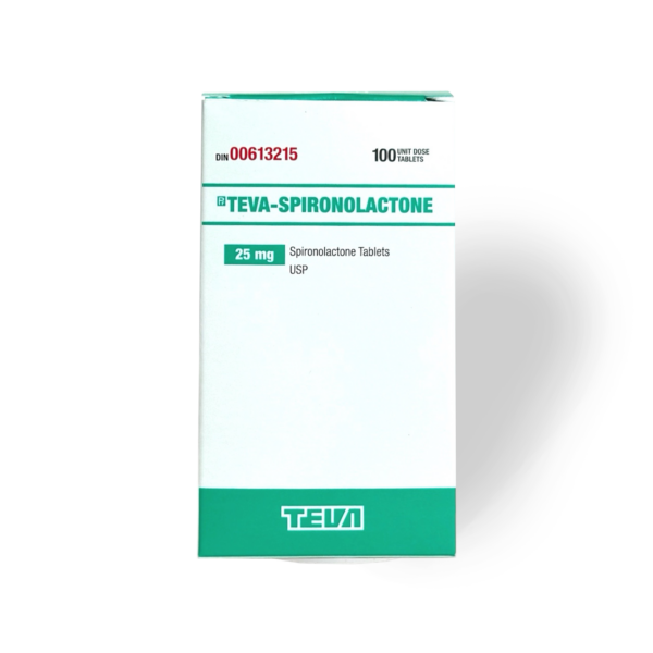 TEVA SPIRONOLACTONE (ALDACTONE) 25MG X 100 | CANADA PHARMACEUTICAL GRADE