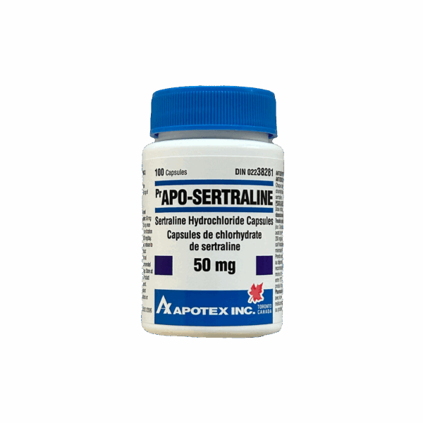 ZOLOFT (SERTRALINE) 50MG X 100 - APOTEX - CANADA PHARMACEUTICAL GRADE