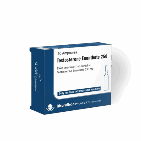 IRANIAN TESTOSTERONE ENANTHATE  250MG 10 X 1ML AMPOULES