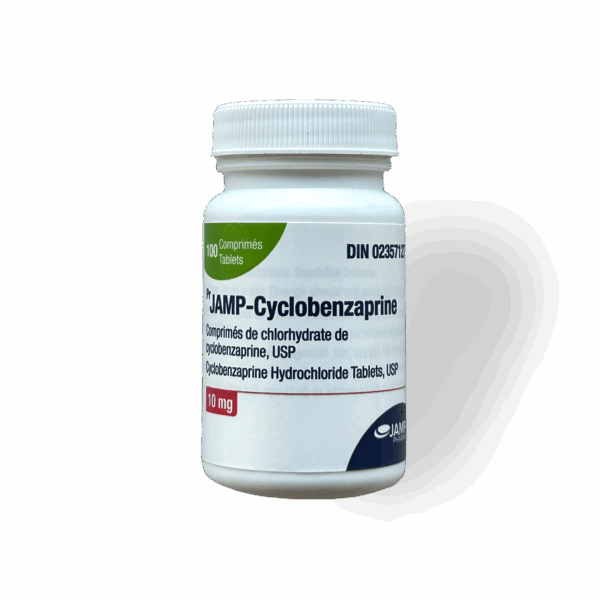 CYCLOBENZAPRINE 10MG x 100 – JAMP PHARMA | CANADA PHARMACEUTICAL GRADE
