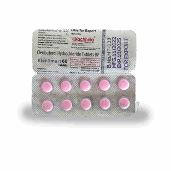 KLENSMART CLENBUTEROL 60MCG x 50  | INDIA PHARMACEUTICAL GRADE