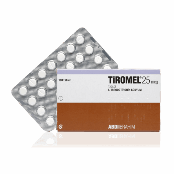T3 TIROMEL 25MCG x 100 PILLS | TURKEY PHARMACEUTICAL GRADE EXPIRES 01/25