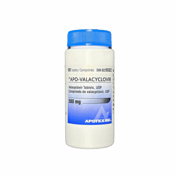 Valacyclovir (Valtrex) 500mg x 100 – Canadian Pharmaceutical Grade