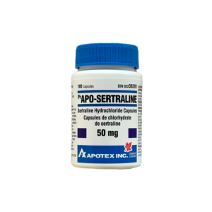 ZOLOFT (SERTRALINE) 50MG X 100 - APOTEX - CANADA PHARMACEUTICAL GRADE