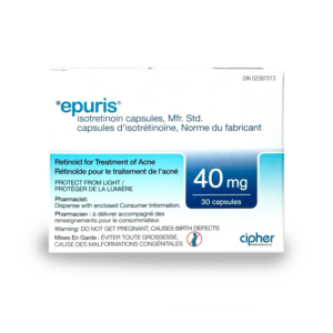 Epuris 40mg  Retinoid Acne Treatment