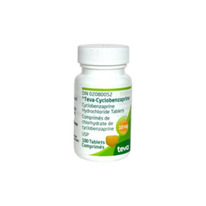 TEVA CYCLOBENZAPRINE HYDROCHLORIDE MUSCLE RELAXERS 100 TABS X 10MG | CANADA PHARMACEUTICAL GRADE