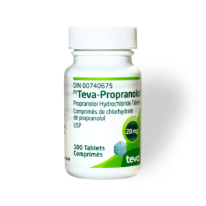 Propranolol 20mg 100 Tabs - Teva