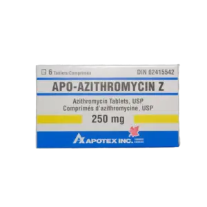 AZITHROMYCIN 250MG X 6 TABLETS