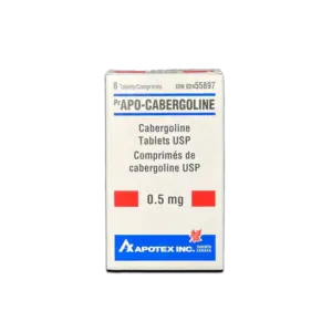Cabergoline 0.5mg x 8 Tablets