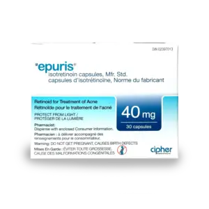 Epuris 40mg  Retinoid Acne