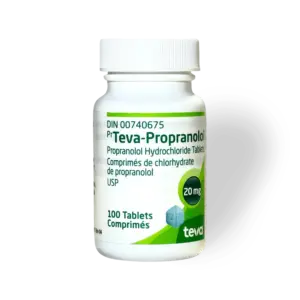 Propranolol 20mg 100 Tabs -