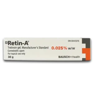 Retin-A Treninoin gel 0.025%