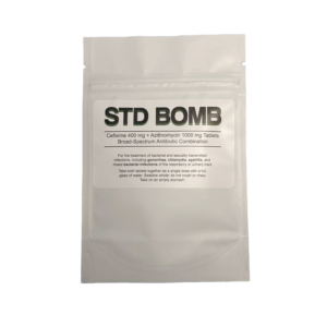 Std Bomb - Cefixime 400mg + Azithromycin 1000 mg (1 gram) - Broad spectrum atibiotic combo