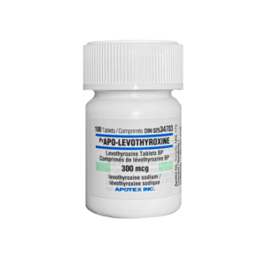 Levothyroxine - Synthroid or APO T4 x 300MCG x 90 | CANADA PHARMACEUTICAL GRADE