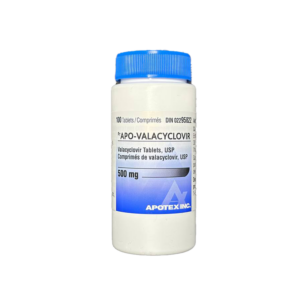 Valacyclovir (Valtrex) 500mg x 100 – Canadian Pharmaceutical Grade