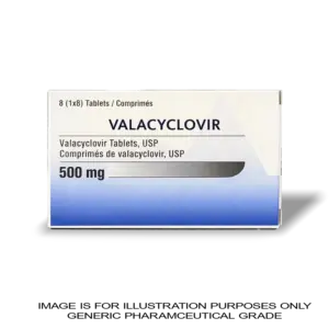 Valacyclovir 500mg x 8 Tablets